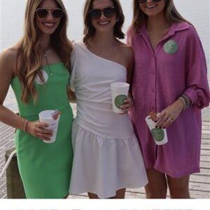 Princess Polly Pink Sparkle Button Down